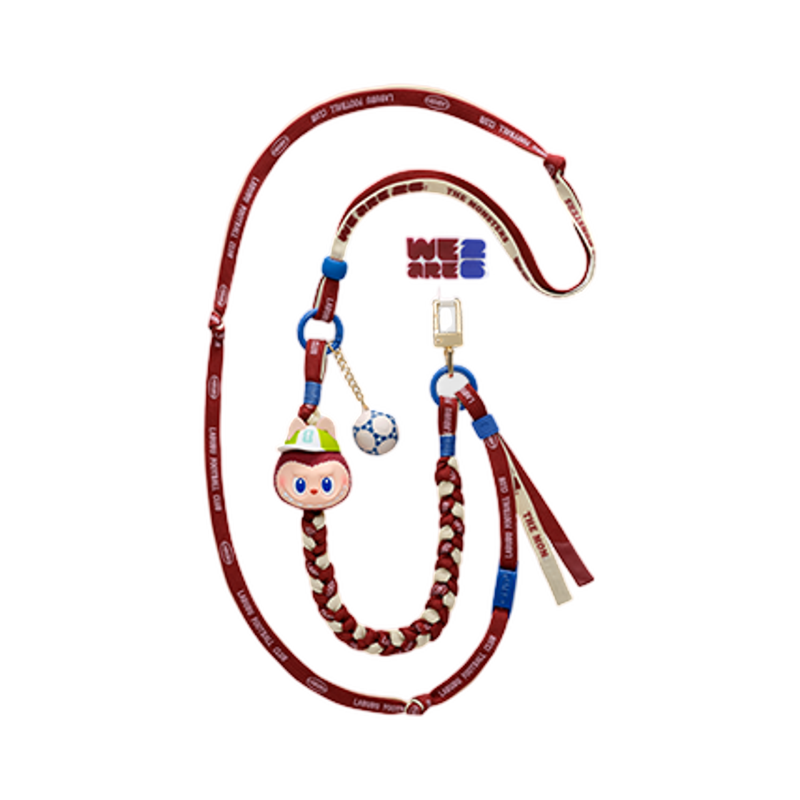 팝마트 더 몬스터즈 x 피파 시리즈 크로스형 휴대폰 스트랩 모먼트 오브 셀러브레이션 (개봉 박스)(Pop Mart The Monsters x FIFA Series Long Lanyard Moment Of Celebration (Opened Case)) - 1