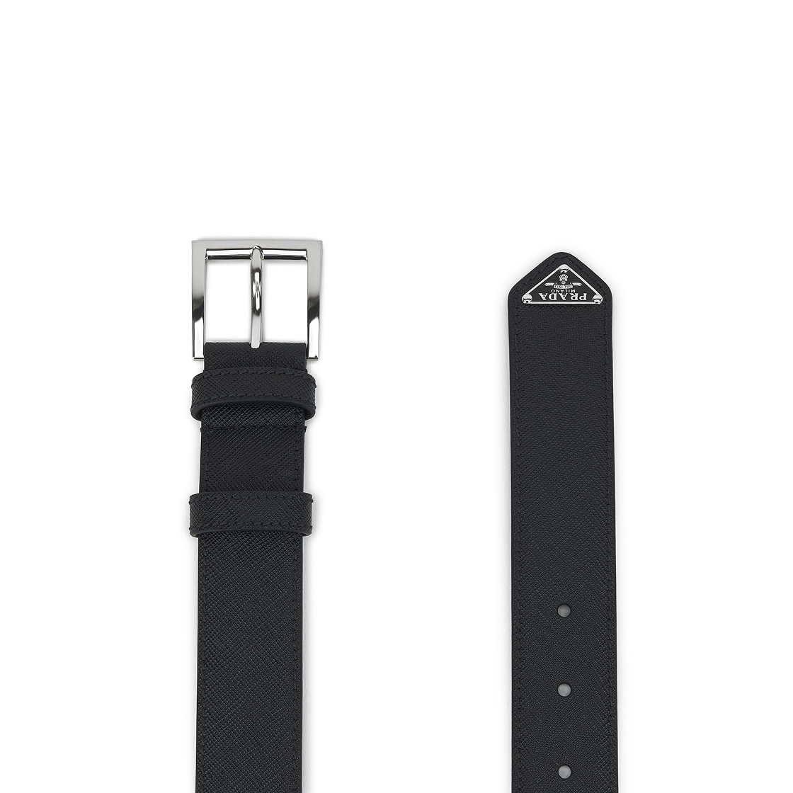 프라다 사피아노 레더 벨트 블랙(Prada Saffiano Leather Belt Black) - 2