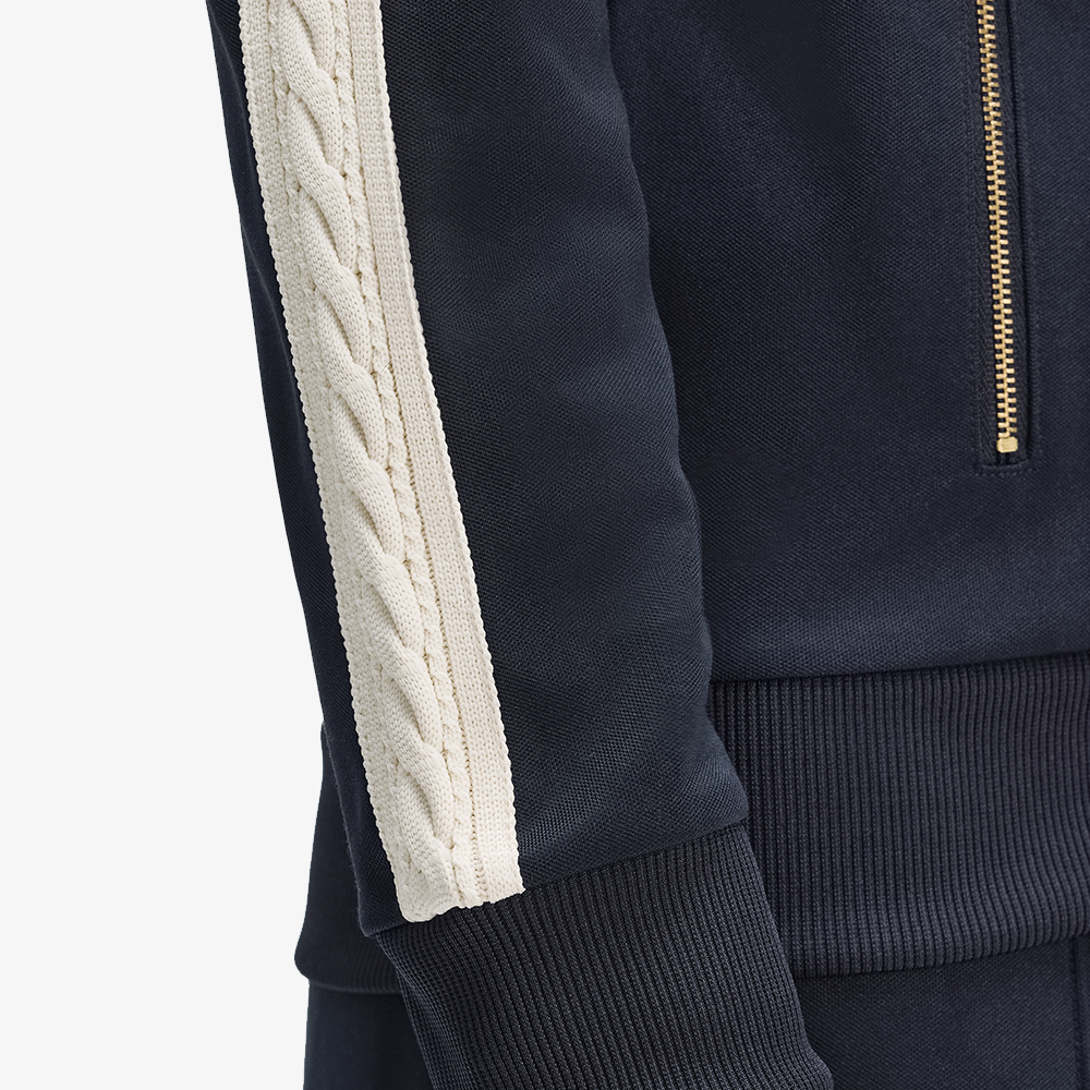 프레드페리 케이블 테잎 트랙 재킷 네이비(Fred Perry Fred Perry Cable Taped Track Jacket Navy) - 4