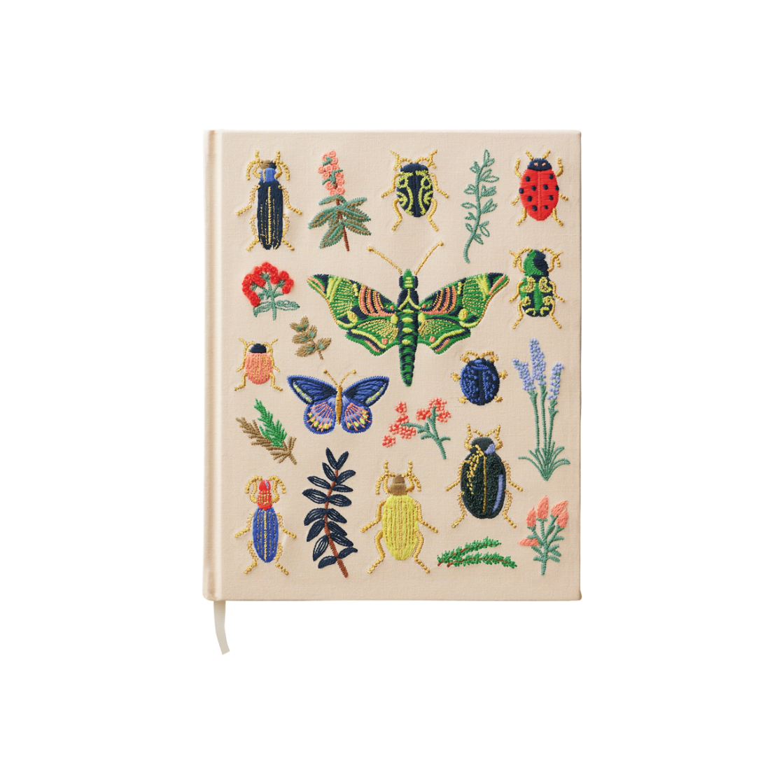 JSB002 RIFLE PAPER CO. Curio Embroidered Fabric Sketchbook