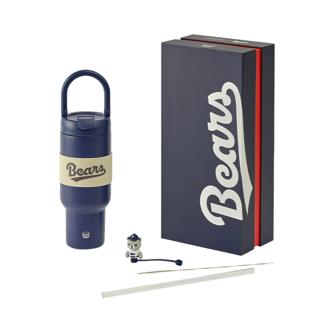 오덴세 x KBO 투웨이 루프 텀블러 750ml 두산 베어스(Odense x KBO 2Way Loop Tumbler 750ml Doosan Bears) - 2