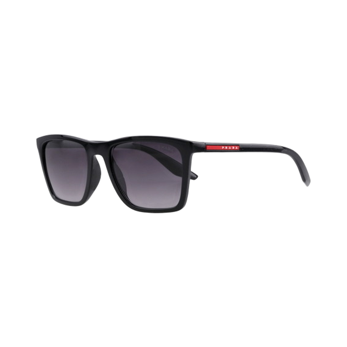 프라다 리네아 로사 선글라스 그레이 렌즈 블랙(Prada Linea Rossa Sunglasses Grey Lenses Black) - 2
