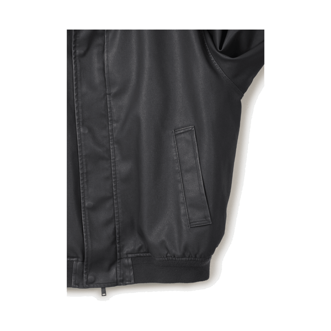 24/7 시리즈 레더 Ma-1 자켓 차콜(24/7 series Leather Ma-1 Jacket Charcoal) - 6