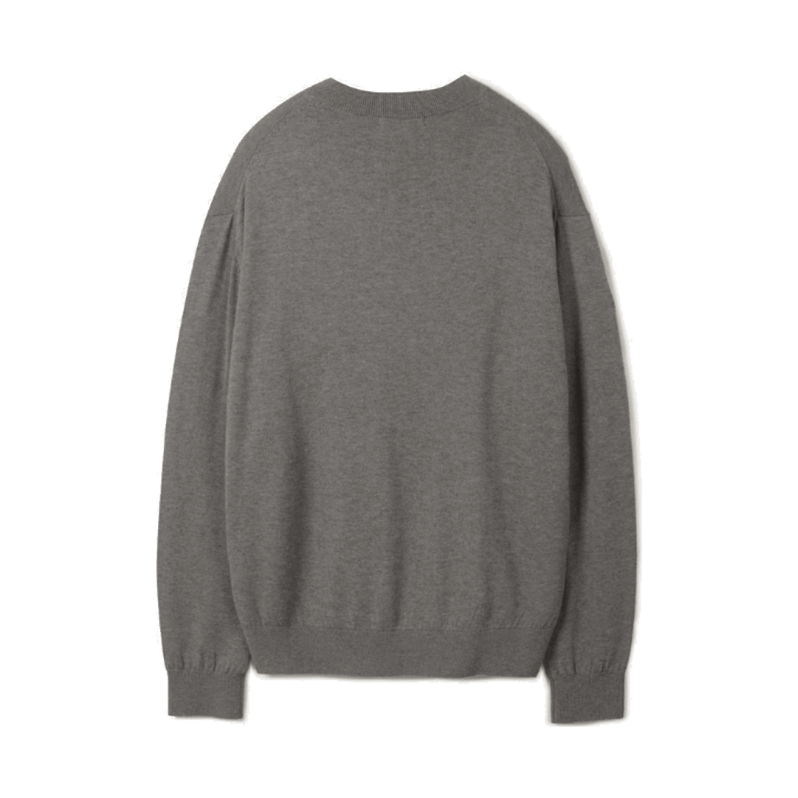 24/7 시리즈 브이넥 12Gg 니트 멜란지 그레이(24/7 series V-Neck 12Gg Knit Melange Gray) - 2