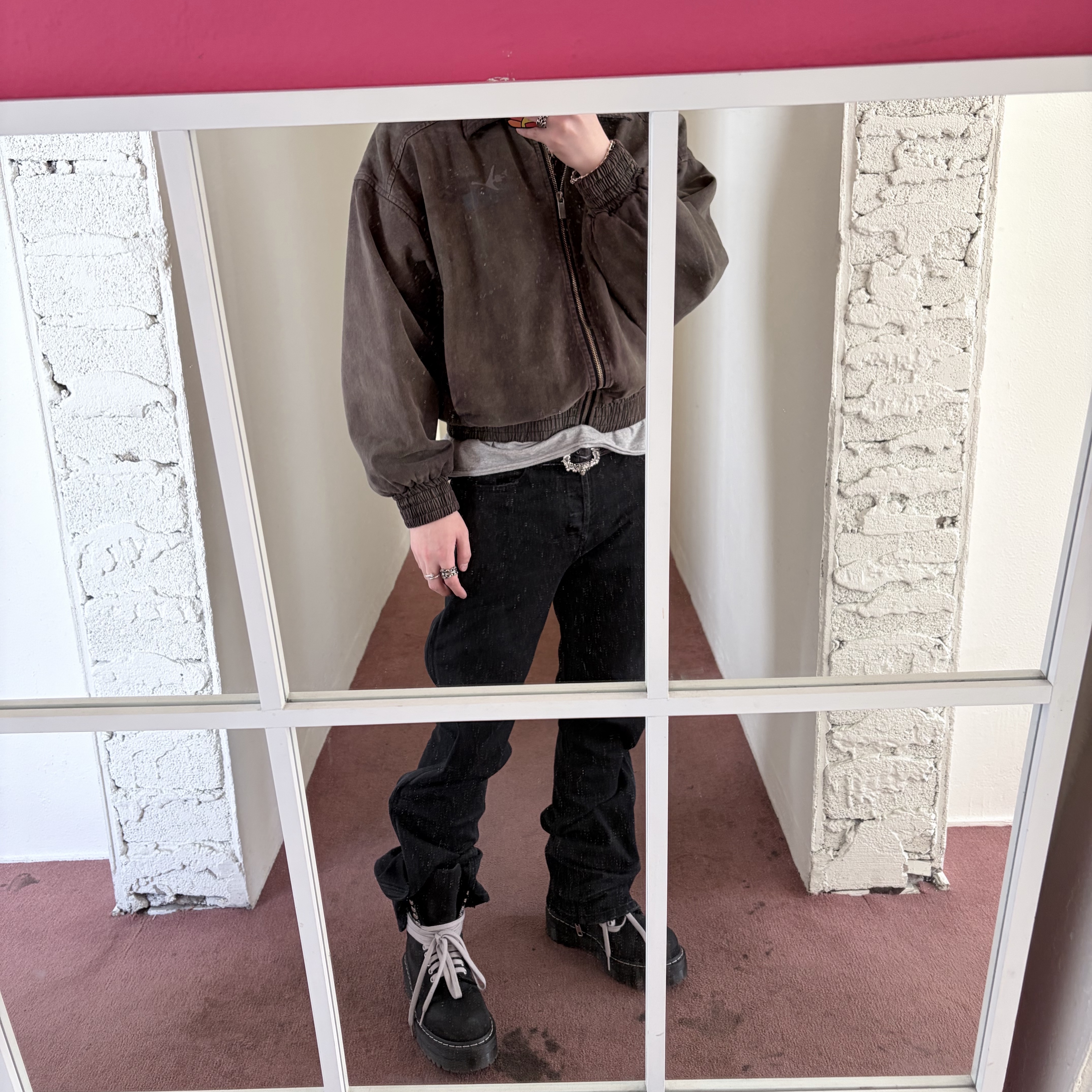 Undermycar Side Wire Core Denim Black, Dr. Martens x Rick Owens Quad Sole Steel Toe Boots Black 착용 스타일