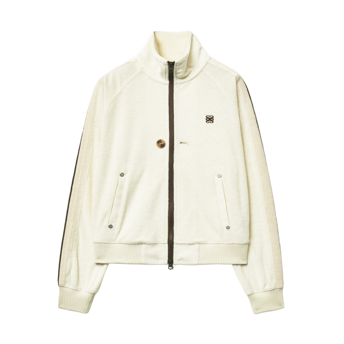 세터 우먼 로턴 테리 트랙 집업 자켓 크림(SATUR W Lawton Terry Track Zip-up Jacket Cream)