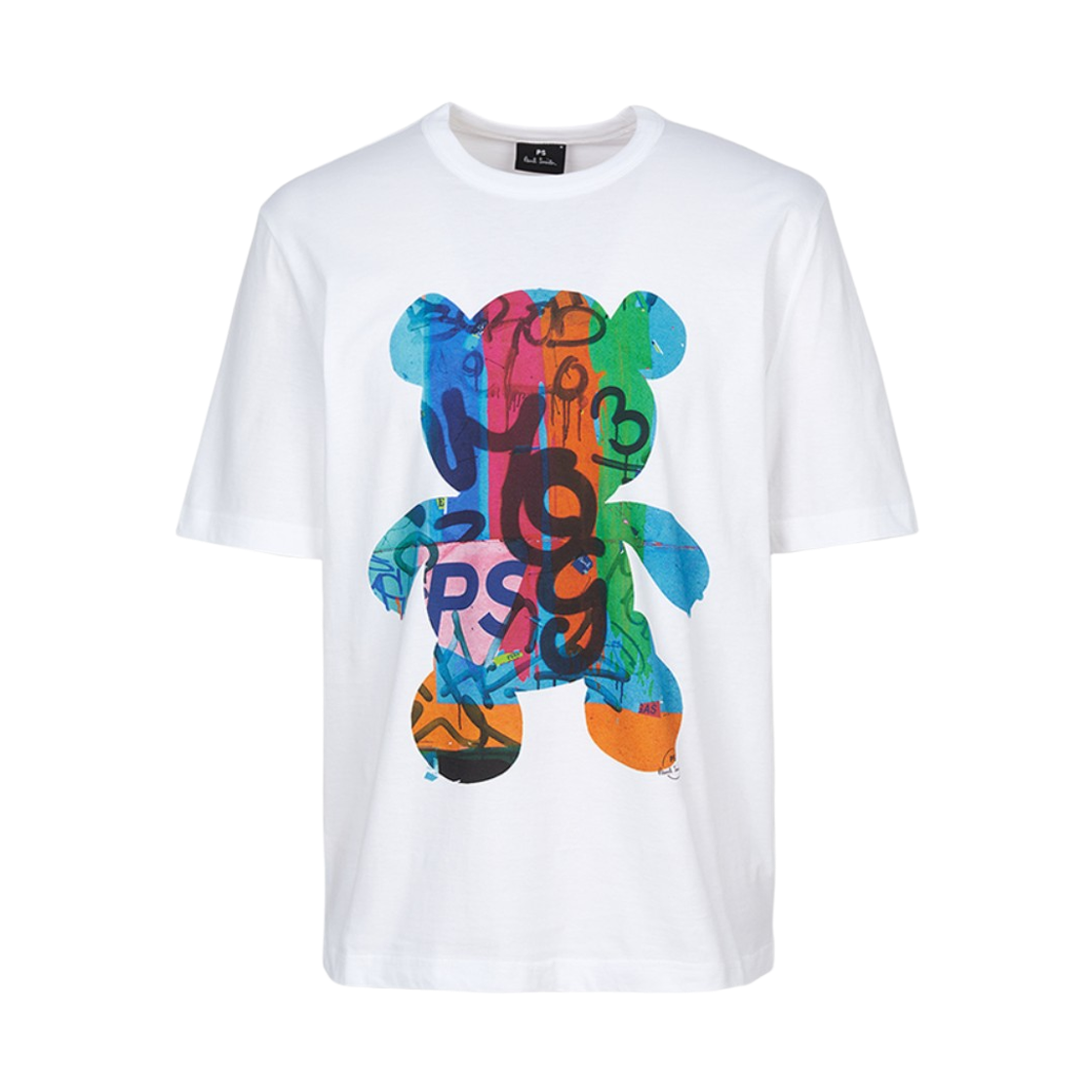 폴 스미스 테디 그래픽 프린트 코튼 티셔츠 화이트(Paul Smith Teddy Graphic Print Cotton T-Shirt White) - 1