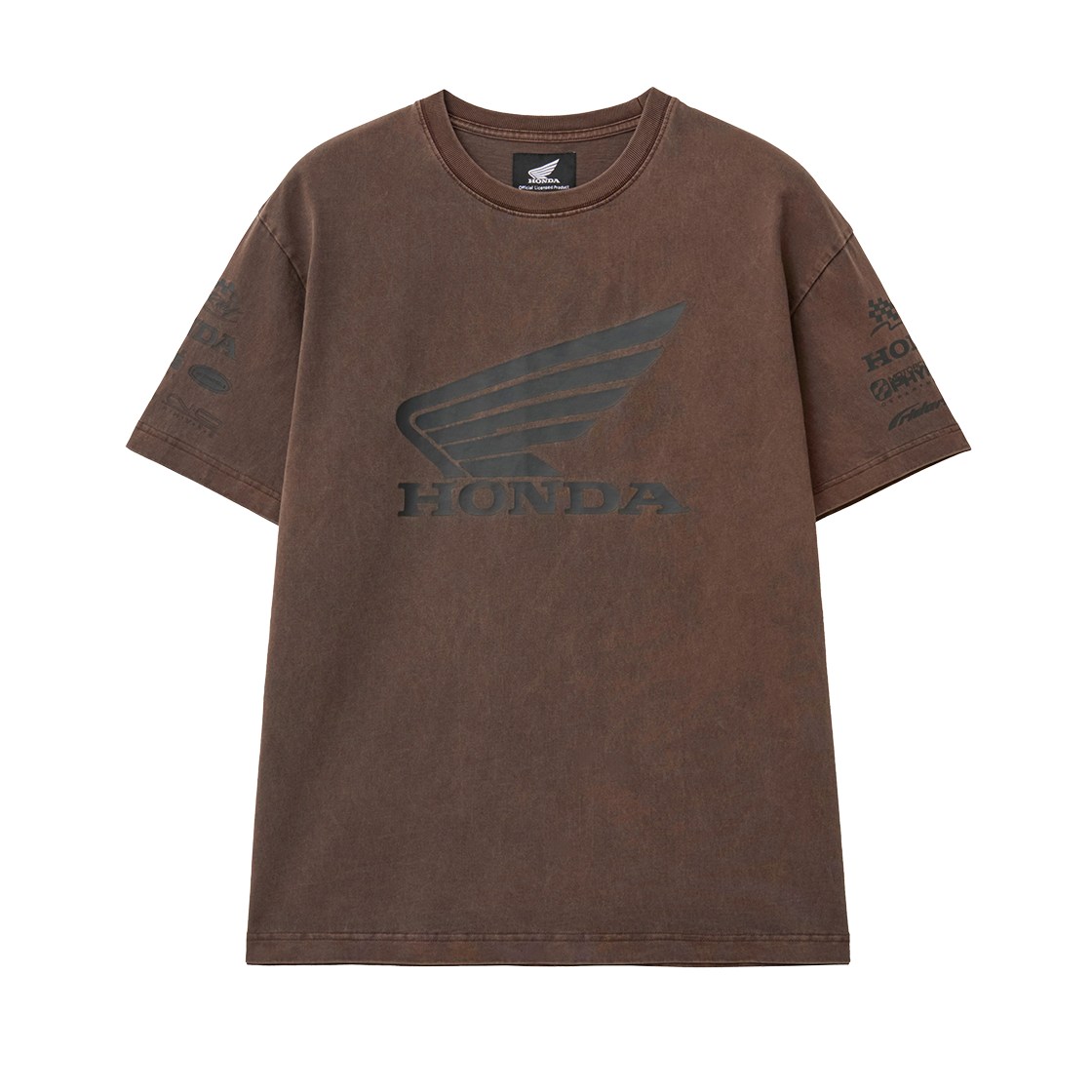 HGM1SS320SBR Honda Wing Collect Logo Short Sleeve Brown