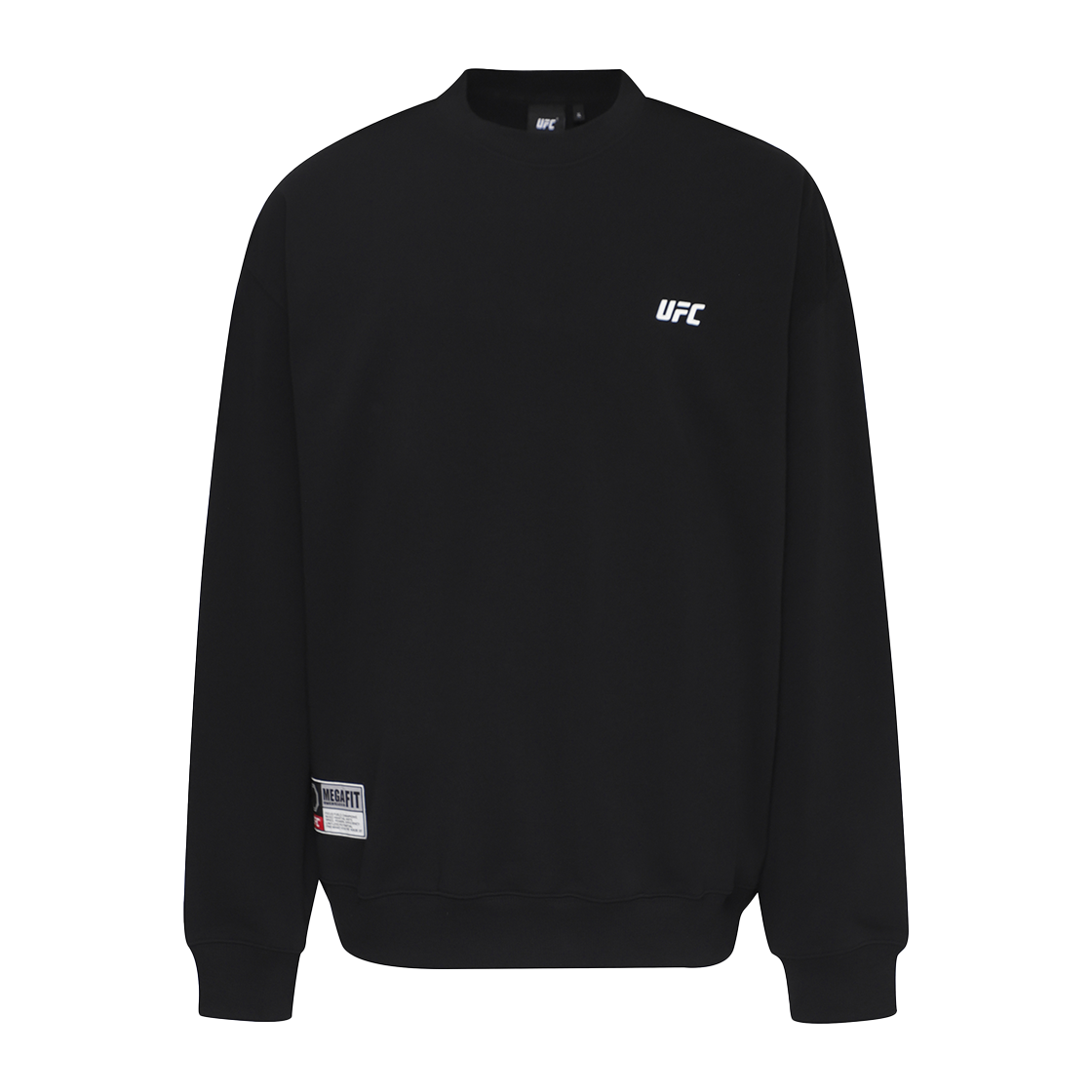 유에프씨 스포츠 시티 메가핏 맨투맨 블랙 U2SWX1101BK(UFC SPORT City Mega Oversized Fit Sweatshirt Black) - 3