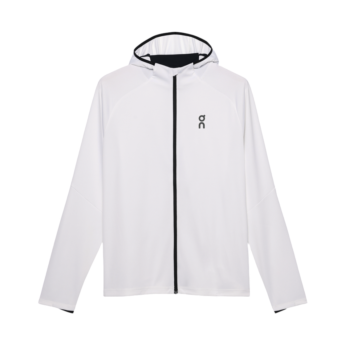 1ME10250069 On Running Climate Zip Hoodie White