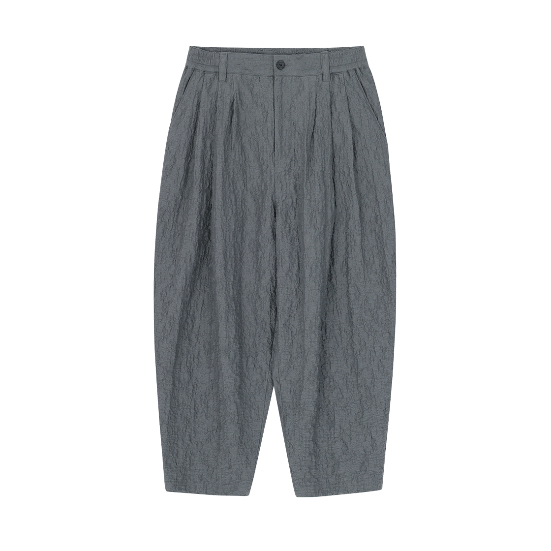 SI3PT331GY SONGZIO HOMME Crease Cocoon Pants Grey