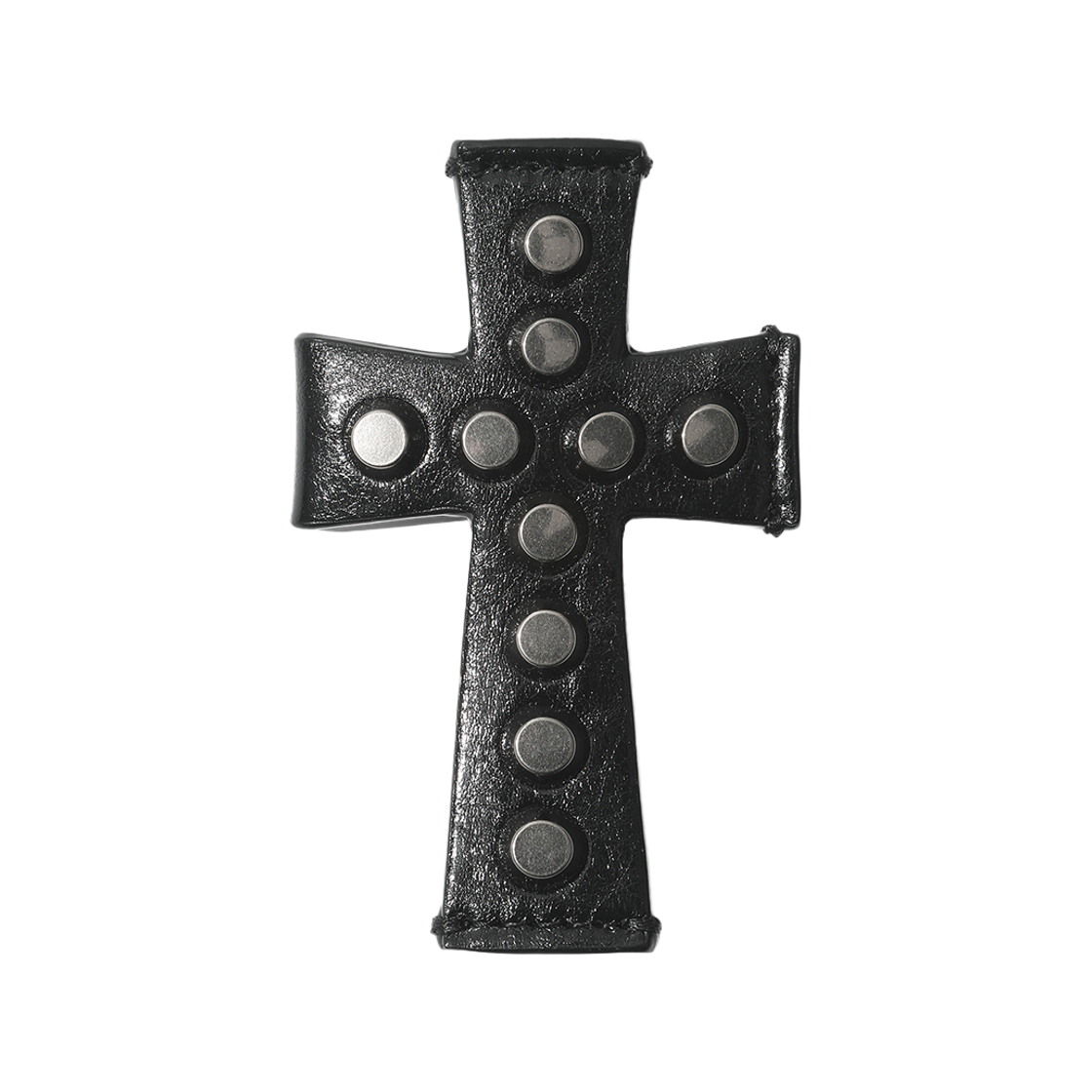 [예약 배송] 스컬프터 크로스 스터드 스트랩 월렛 블랙([예약 배송] Sculptor Cross Stud Strap Wallet Black)