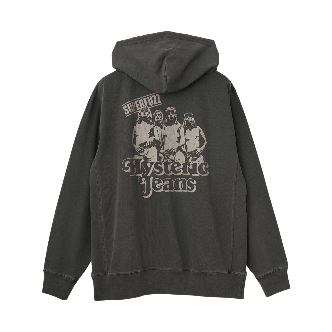 히스테릭 글래머 히스테릭 진 후드 블랙(Hysteric Glamour Hysteric Jeans Hoodie Black) - 2