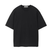 24/7 series Cotton Askin Blended Crop Tee Black