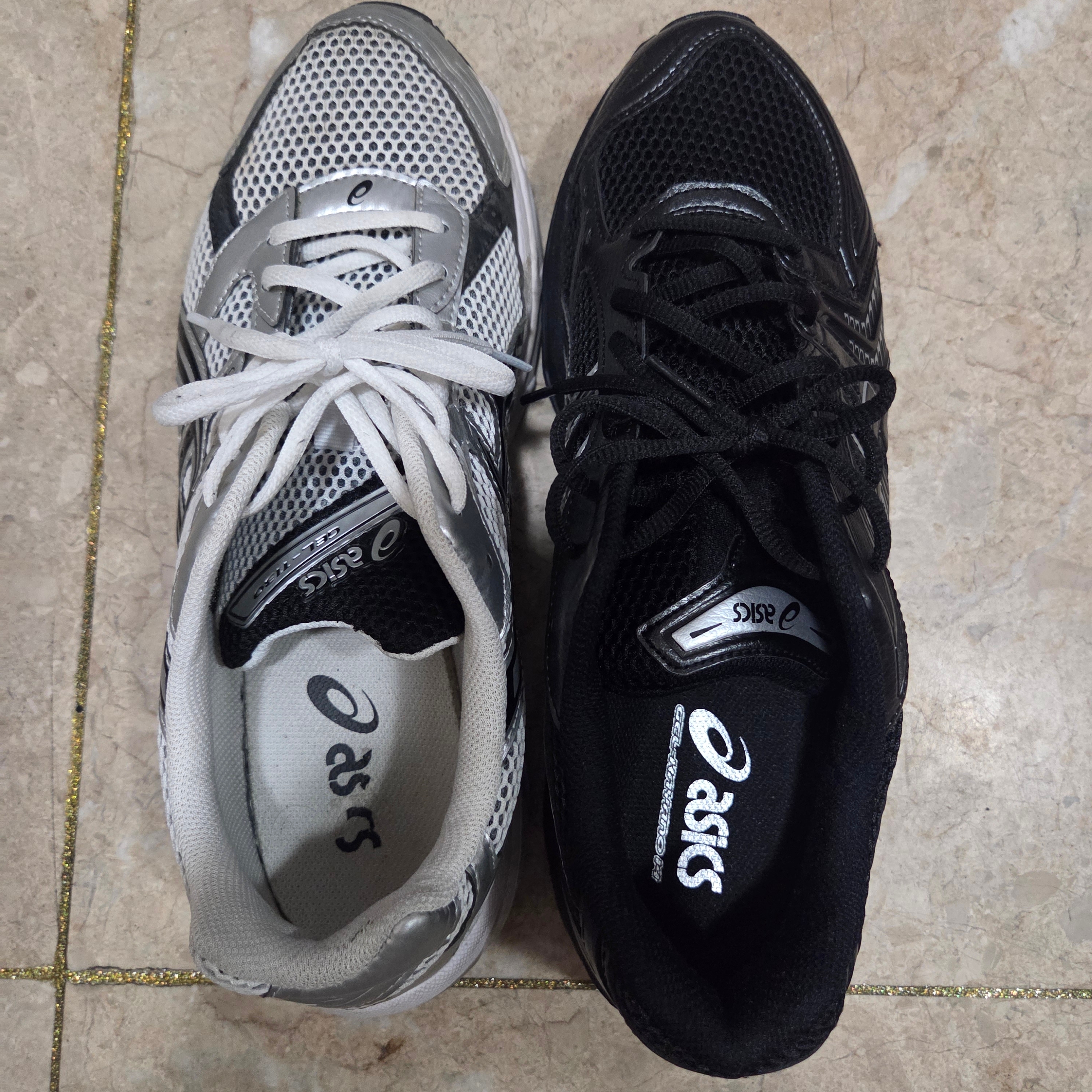 Asics Gel-Kayano 14 Black Pure Silver 착용 스타일 - 5