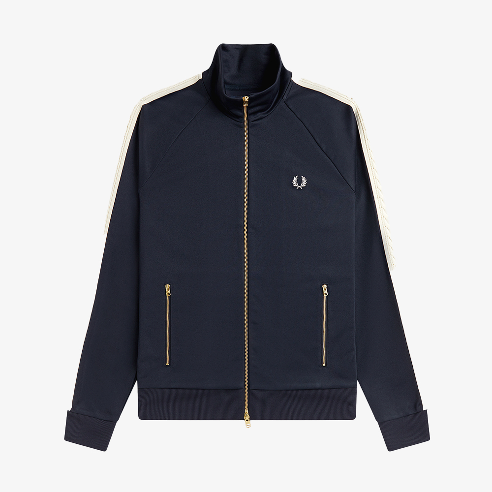 프레드페리 케이블 테잎 트랙 재킷 네이비(Fred Perry Fred Perry Cable Taped Track Jacket Navy) - 5