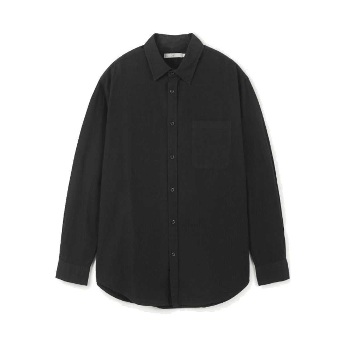 TMSFX25005BKX 24/7 series Dyed Washing Comfort Shirts Black