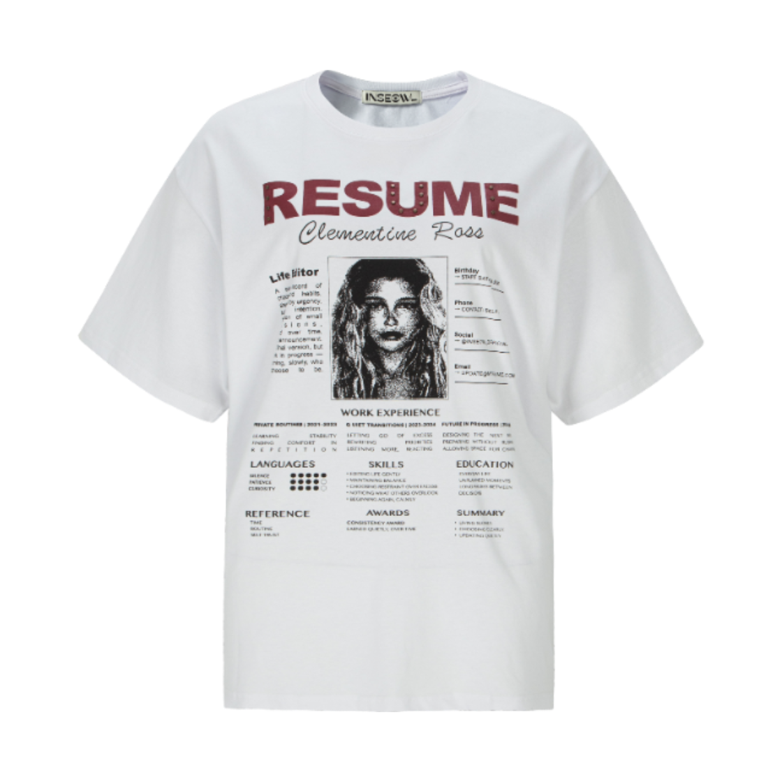 인스아울 포트폴리오 티 화이트(Inseowl Portfolio - T White) - 1