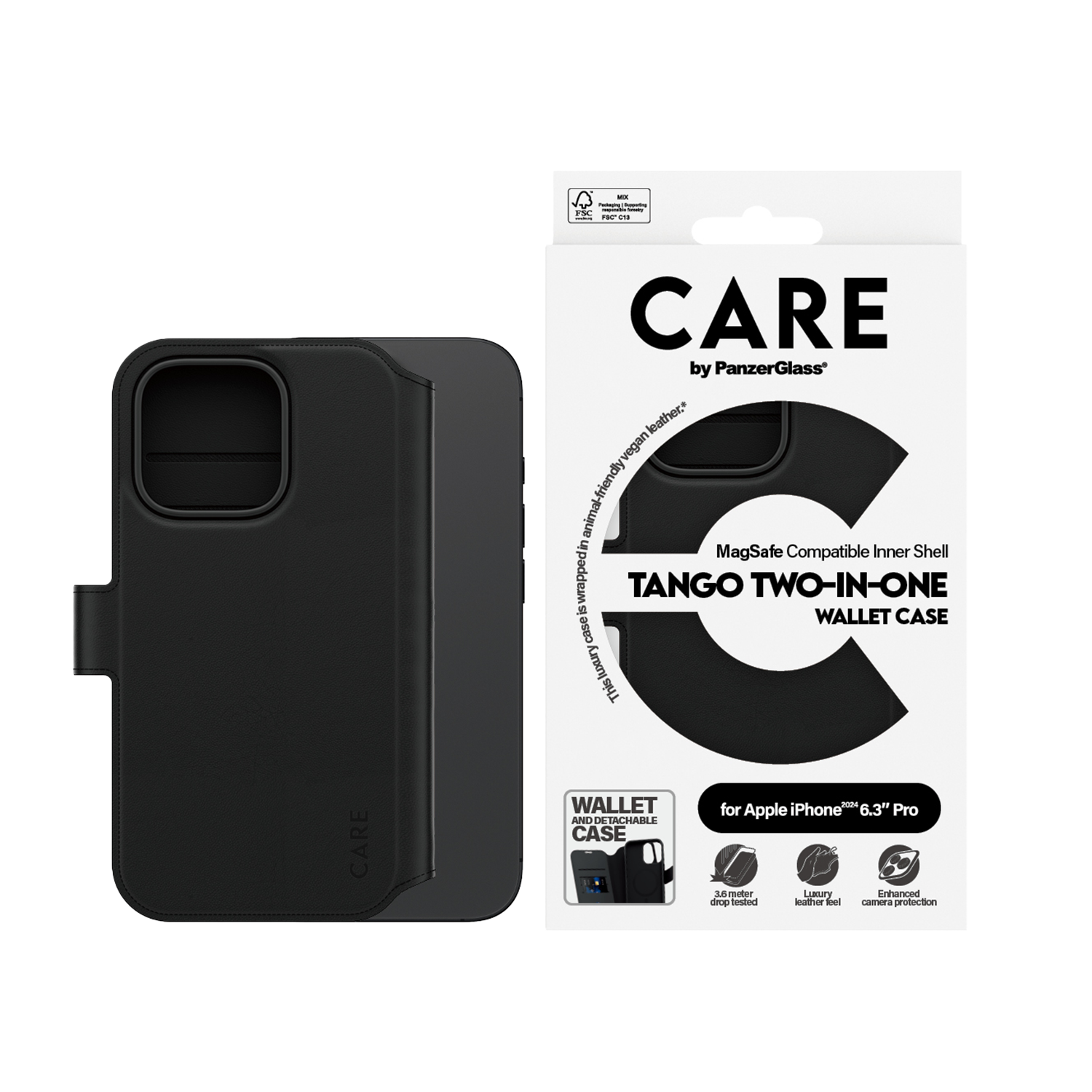 판저글래스 케어 탱고 M-케이스 아이폰 16 시리즈(PANZERGLASS Care Tango M-Case for iPhone 16 Series)