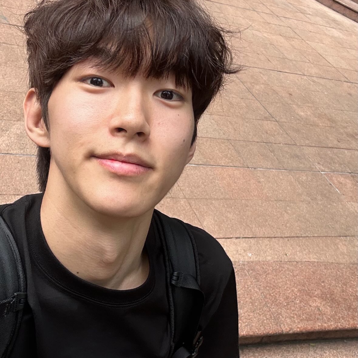 Sansan Gear Chan T-Shirt Black, Scudo Garden Karen Beads Bracelet Black 착용 스타일 - 2
