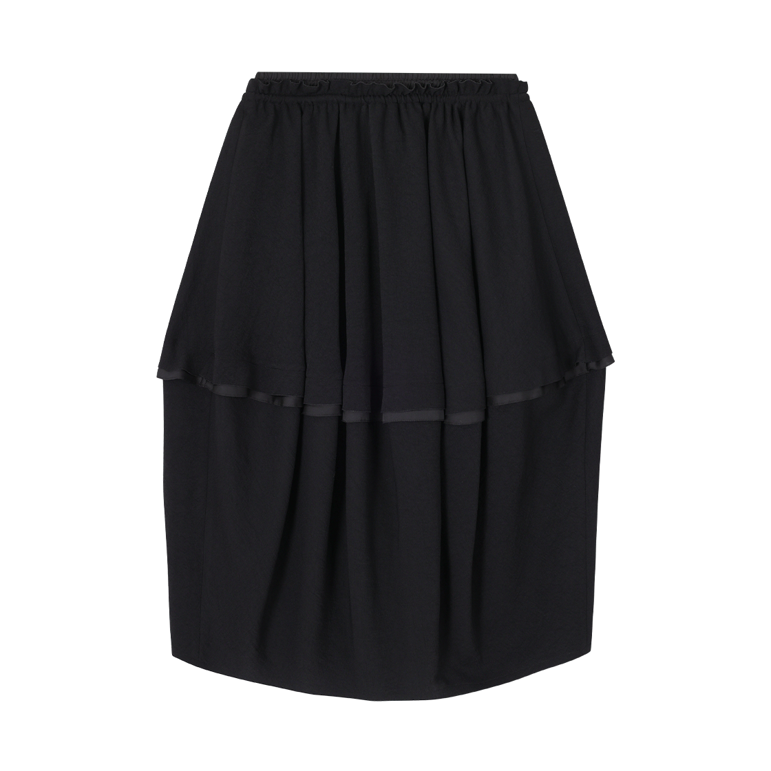 (W) 송지오 볼륨 벌룬 스커트 블랙((W) SONGZIO Volume Balloon Skirt Black) - 2