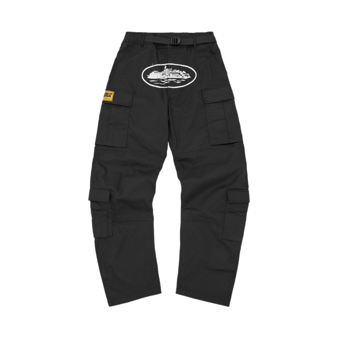 코르테이즈 알카트라즈 카고 팬츠 블랙(Corteiz Alcatraz Cargo Pant Black) - 1