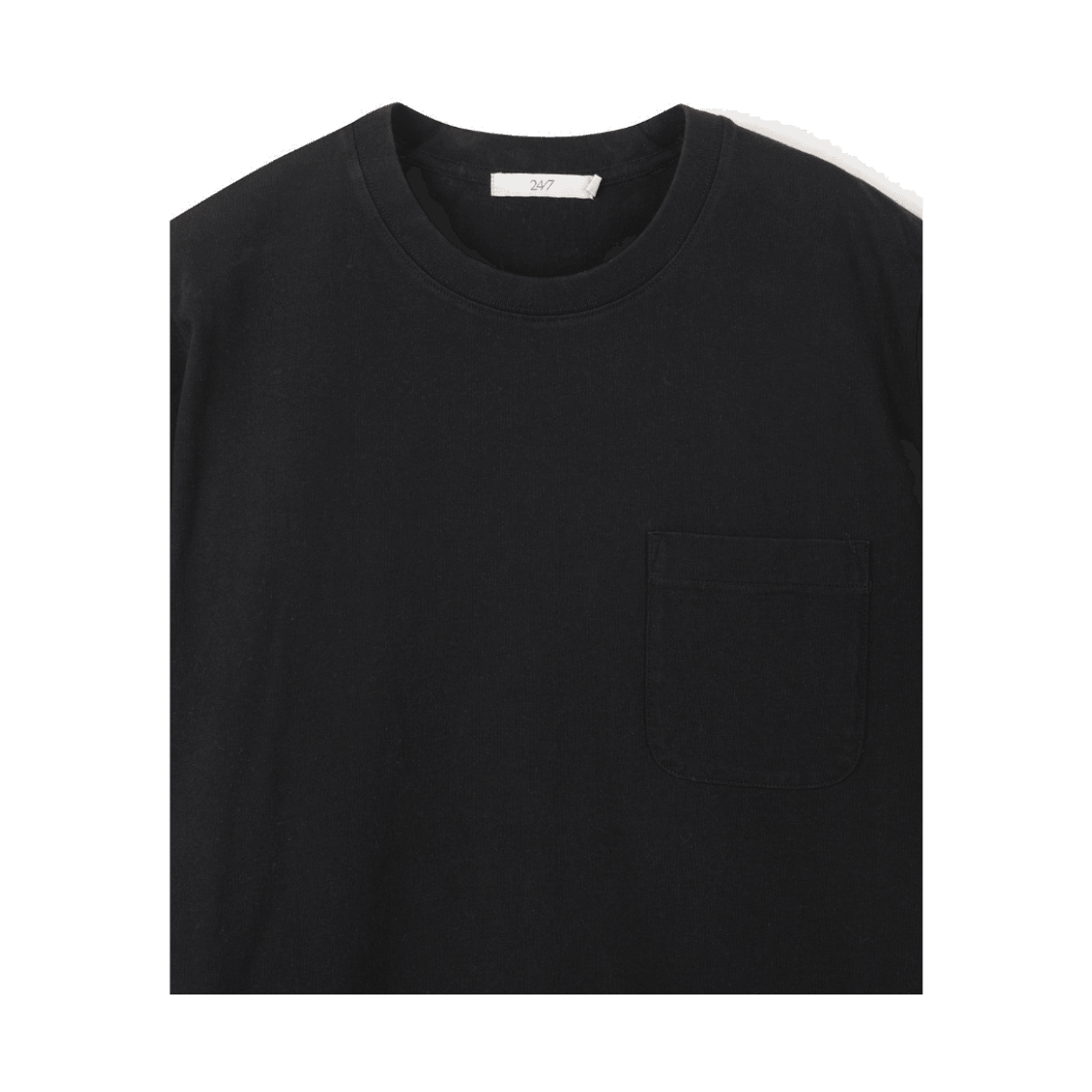 24/7 시리즈 다이드 워싱 빈티지 티셔츠 블랙(24/7 series Dyed Washing Vintage T-Shirts Black) - 3