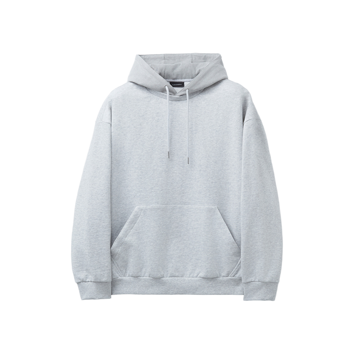 커스텀멜로우 우븐 레이어드 후디 그레이(Customellow Woven Layered Hoodie Gray)