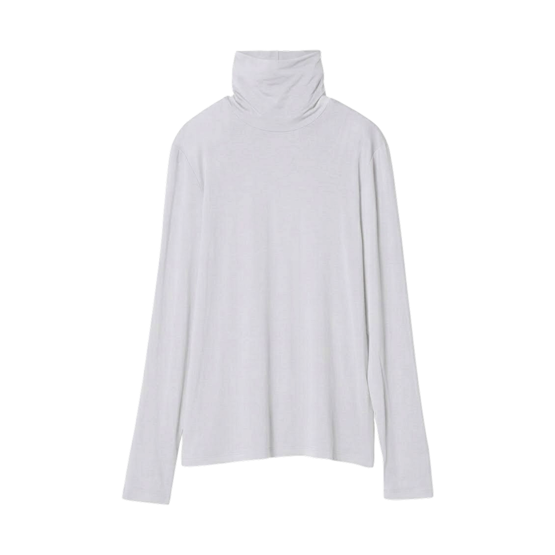 461148-04 (W) Uniqlo Heattech Ultra Light Turtle Neck T-Shirt Gray - JP