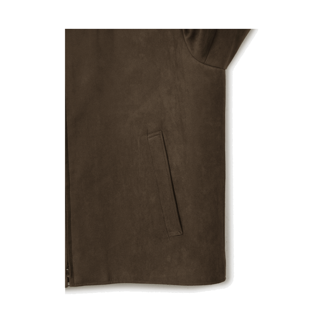 24/7 시리즈 스웨이드 크롭 재킷 다크 브라운(24/7 series Suede Crop Jacket Dark Brown) - 5