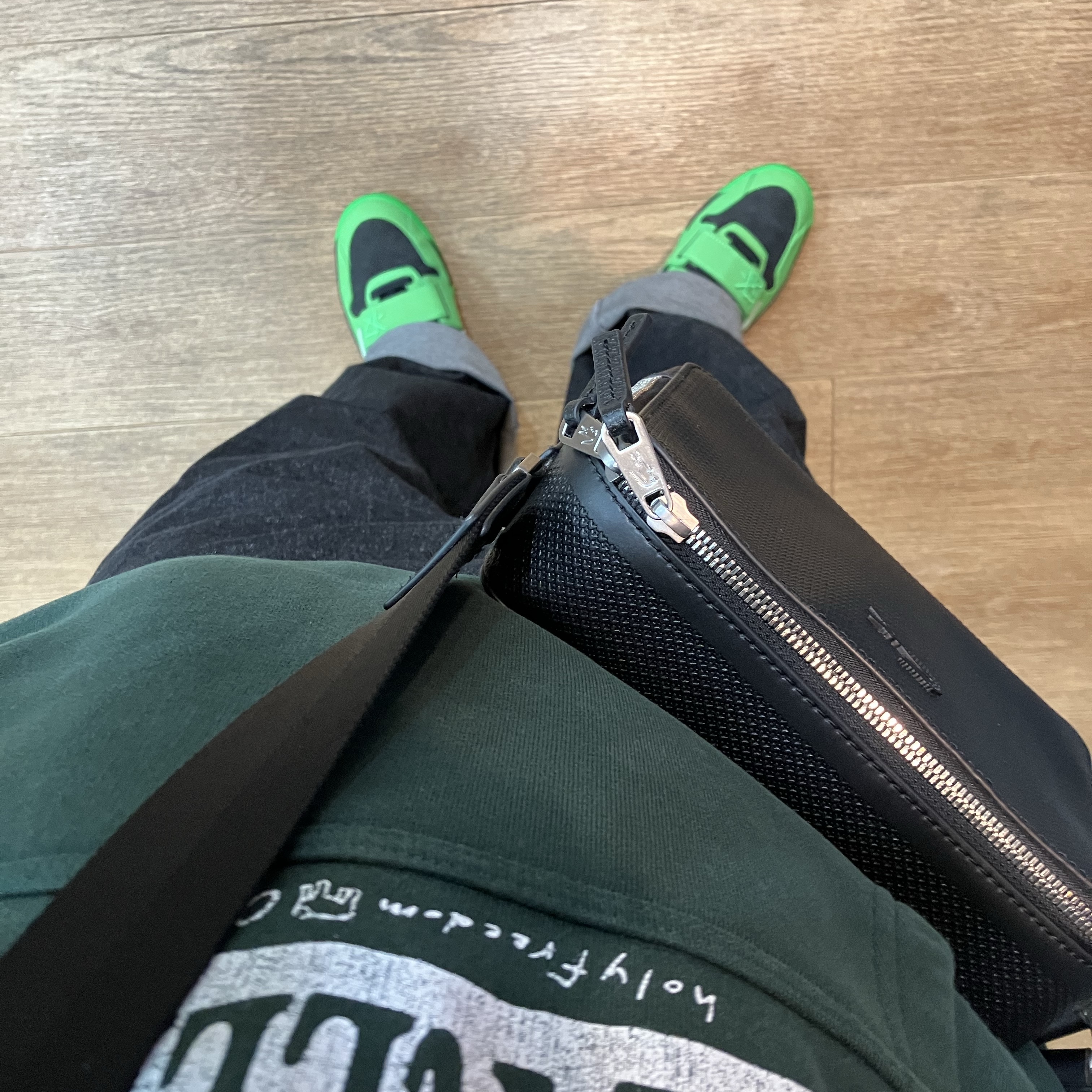 Jordan x Travis Scott Jumpman Jack TR Green Spark Vapor Green 착용 스타일