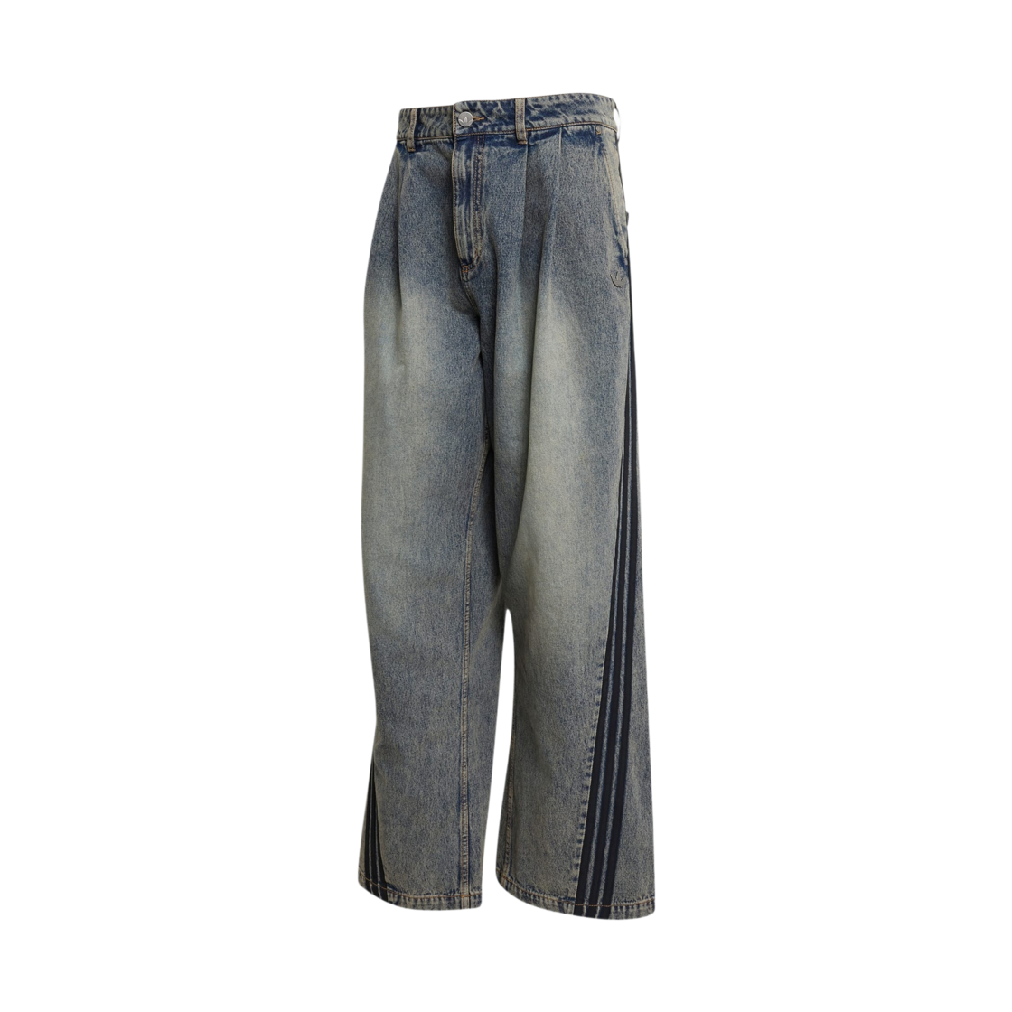 아디다스 오리지널스 아딜레늄 시즌 5 데님 진 초키 브라운 - US 사이즈(Adidas Originals Adilenium Season 5 Denim Jeans Chalky Brown - US Sizing) - 1