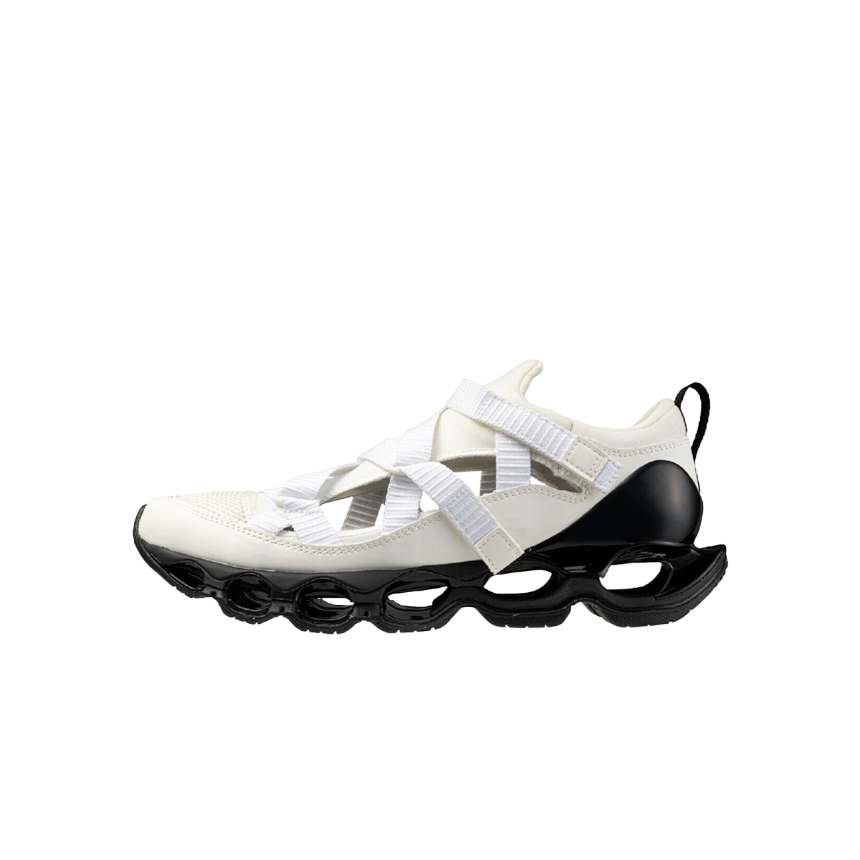 미즈노 우먼 웨이브 프로페시 스트랩 오프 화이트 블랙 - 26SS(Mizuno Women Wave Prophecy Strap Off White Black - 26SS) - 3