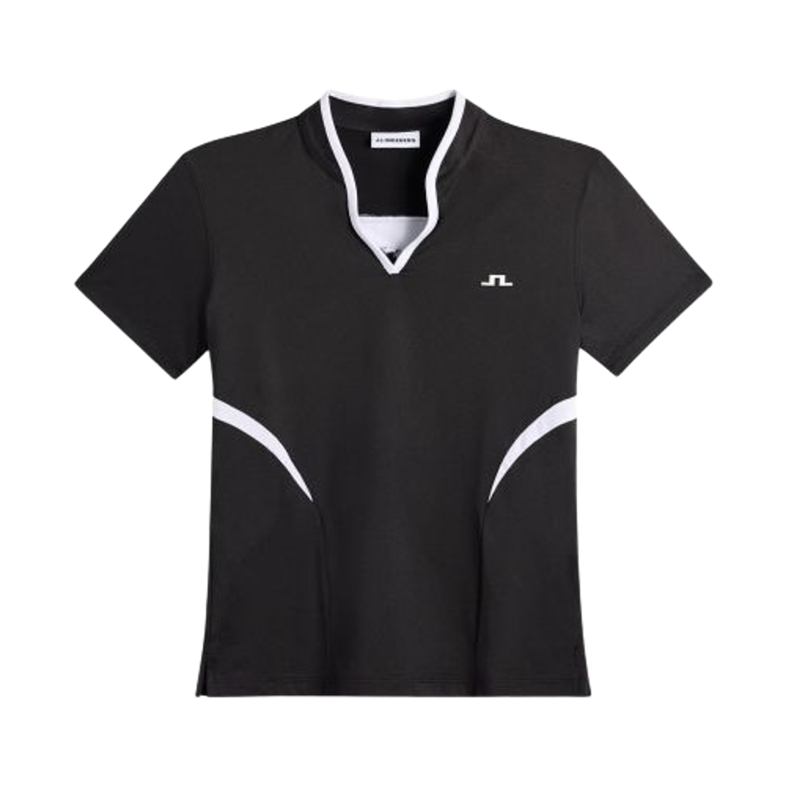 (W) 제이린드버그 케이티 골프 폴로 셔츠 블랙((W) J.Lindeberg Katie Golf Polo Shirt Black) - 1