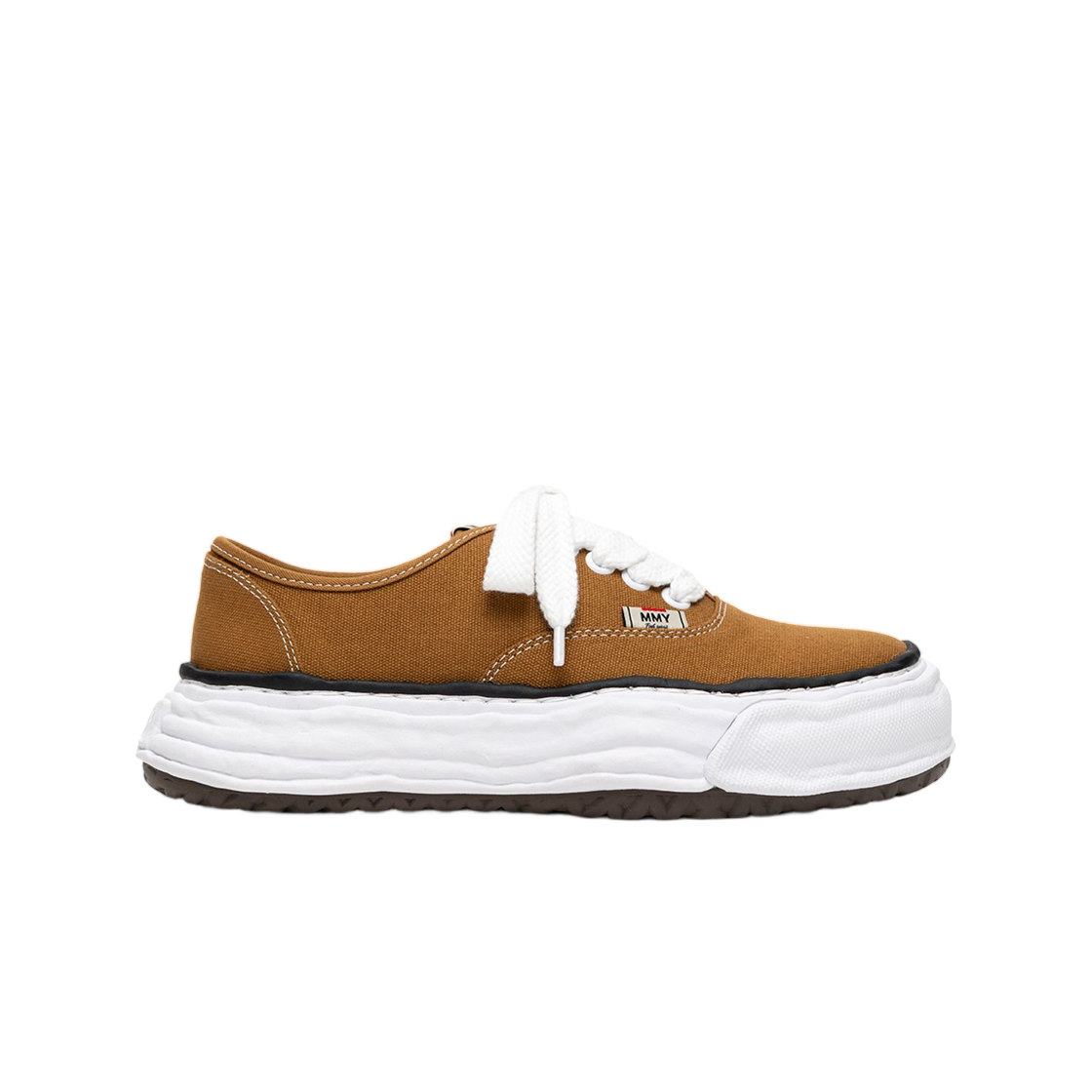 A16FW704-BROWN Mihara Yasuhiro Baker 26 OG Sole Canvas Low-Top Sneaker Brown