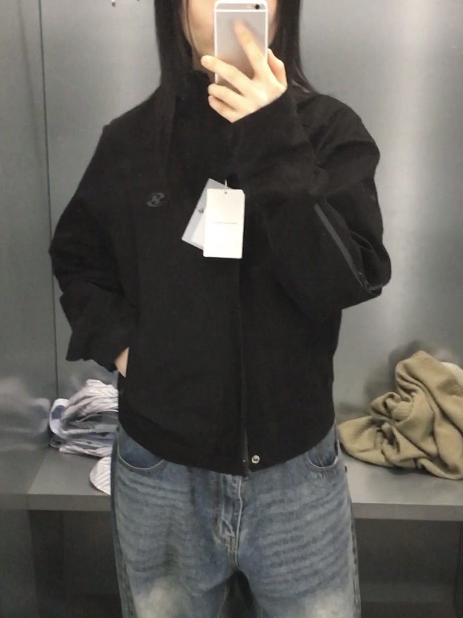 Sansan Gear Affine Curve Jacket Black_26SS 착용 스타일