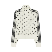 (W) Adidas Originals Satin Polka Dot Track Top Off White - KR Sizing
