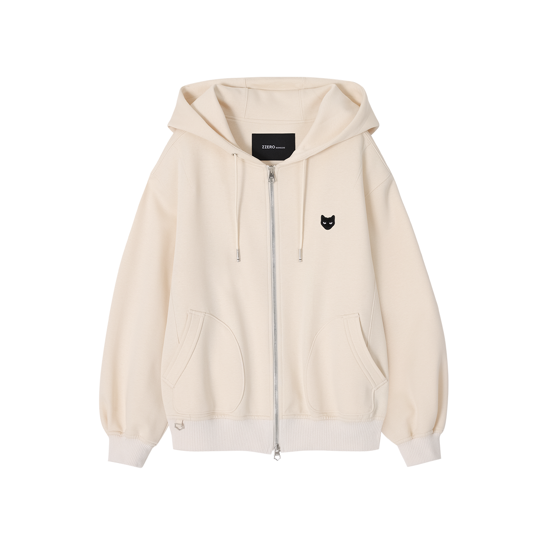 (W) 송지오 지제로 리미널 트레이스 후드 집업 크림((W) SONGZIO ZZERO Liminal Trace Hood Zip Up Cream)