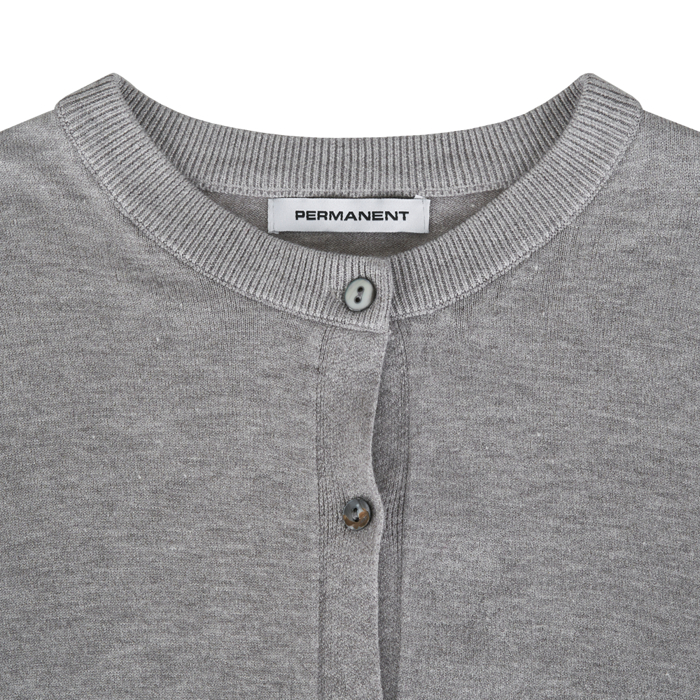 퍼머넌트 아카이브 에어 플렉스 라운드 가디건 그레이(Permanent Archive Air Flex Round Cardigan Gray) - 3