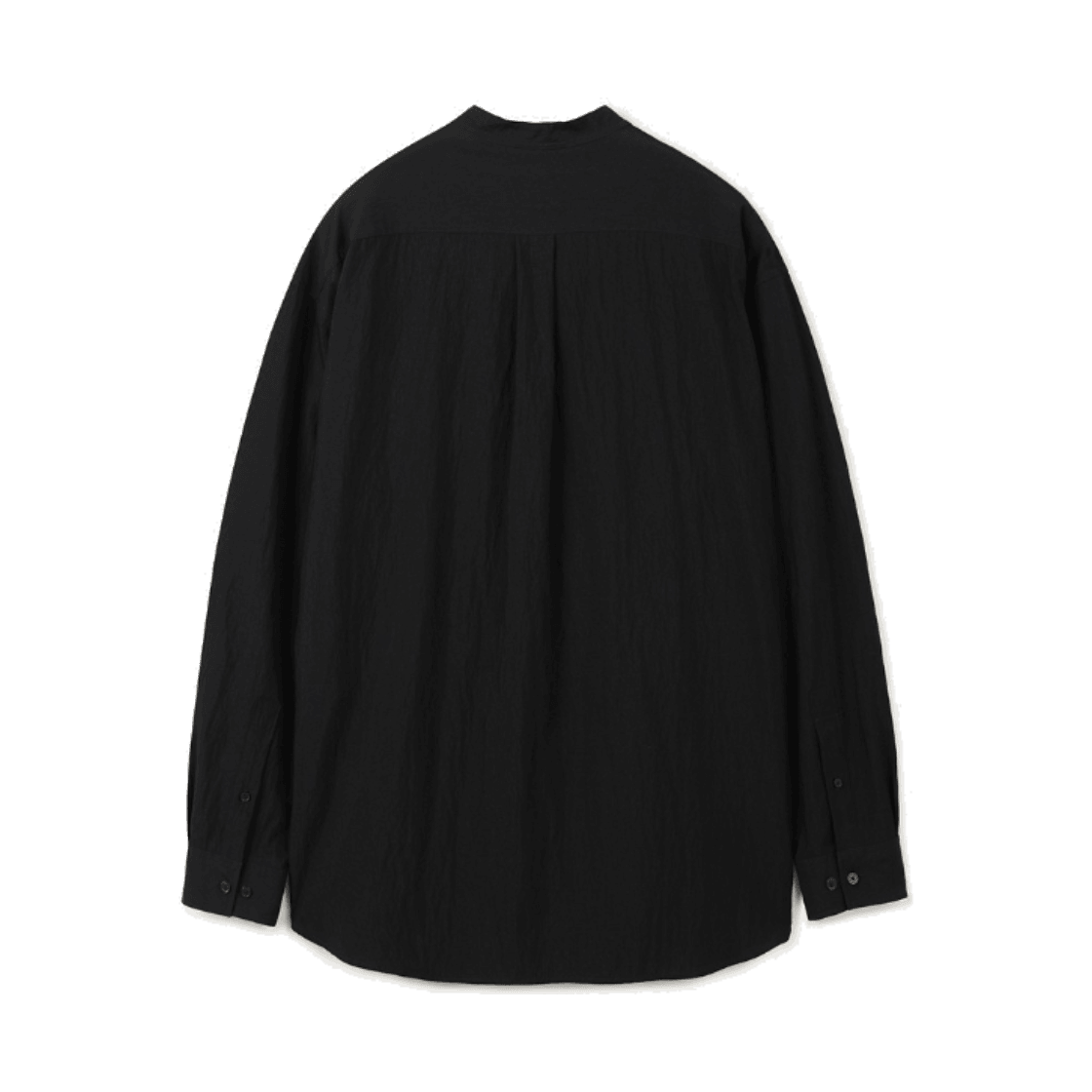 24/7 시리즈 보일 크리즈 오버사이즈드 셔츠 블랙(24/7 series Voile Crease Oversized Shirts Black) - 2
