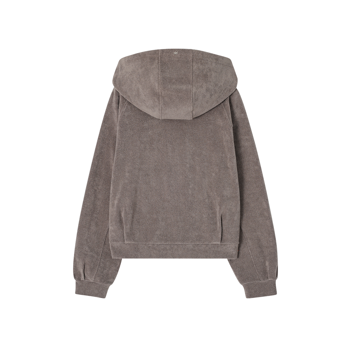 (W) 송지오 지제로 부클 슬림 후드 집업 카키((W) SONGZIO ZZERO Boucle Slim Hood Zip Up Khaki) - 2