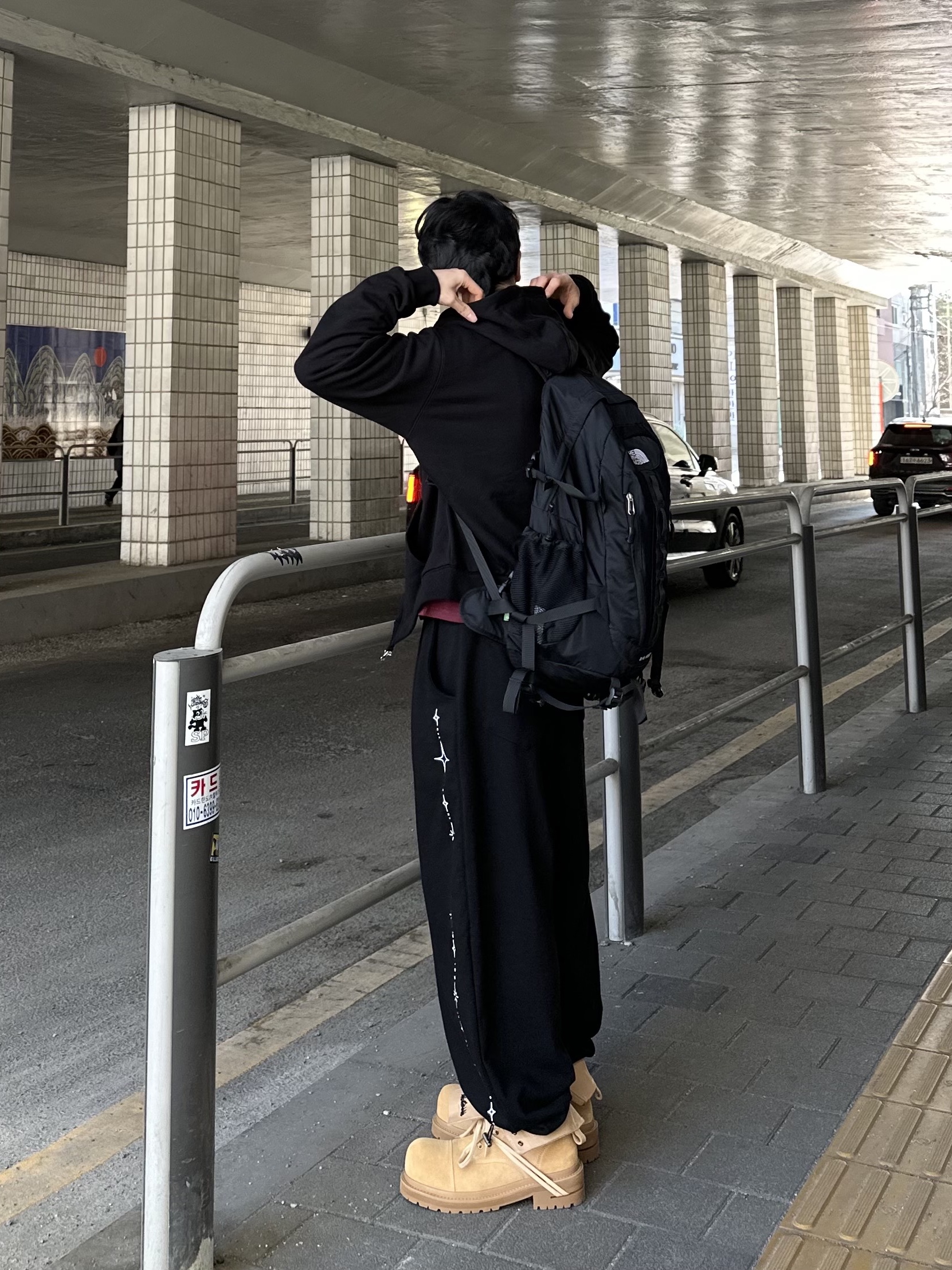 The North Face Big Shot Black, The North Face Big Shot Black 착용 스타일 - 4