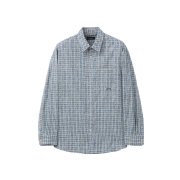 Customellow Oversized Fit Check Shirt Blue