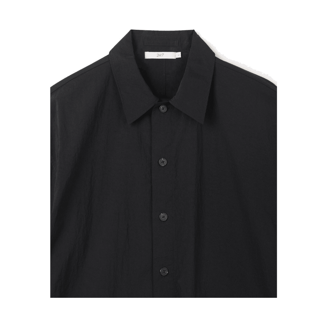 24/7 시리즈 다이드 워싱 하프 셔츠 자켓 블랙(24/7 series Dyed Washing Half Shirted Jactket Black) - 3