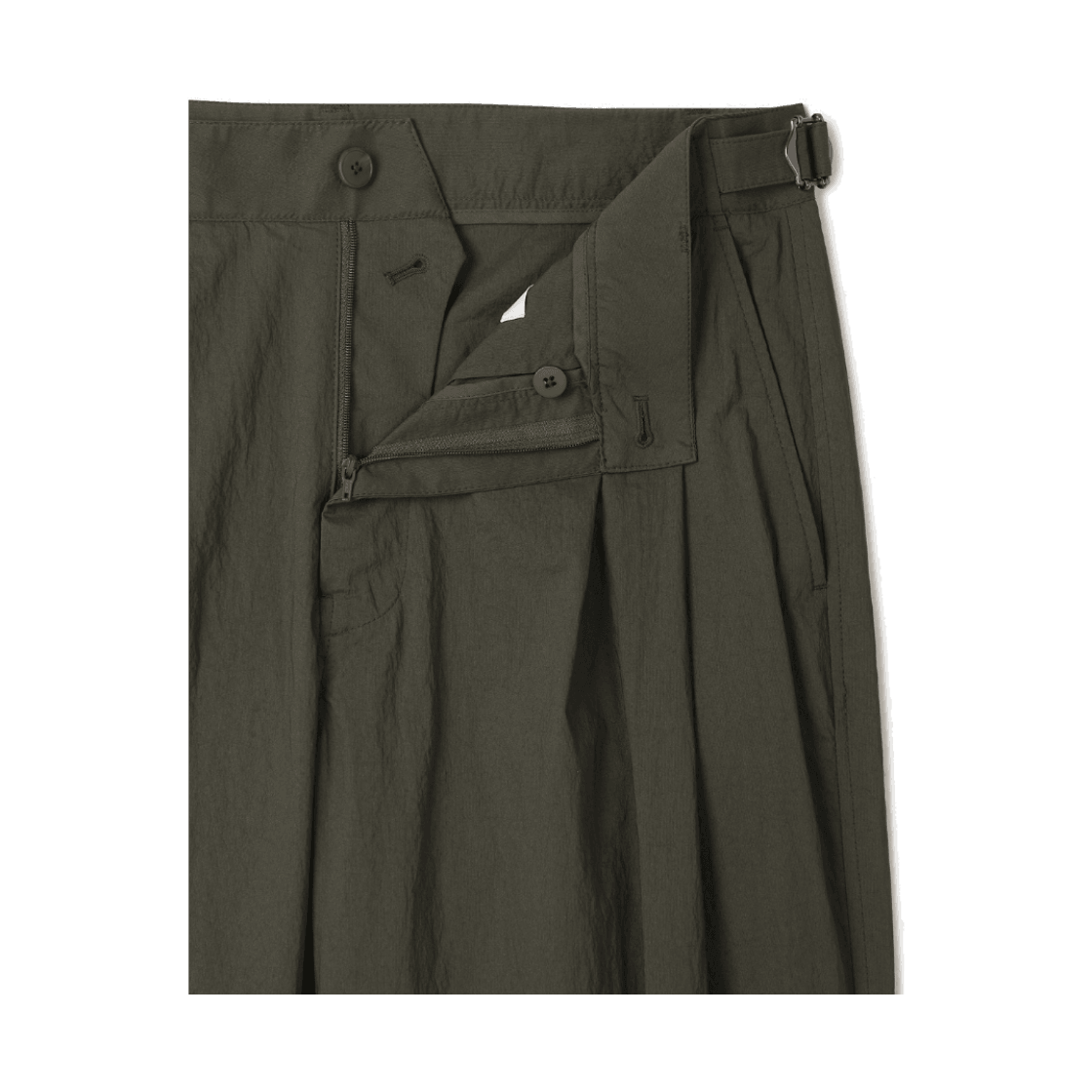 24/7 시리즈 다이드 워싱 셋업 팬츠 카키(24/7 series Dyed Washing Set-Up Pants Khaki) - 6