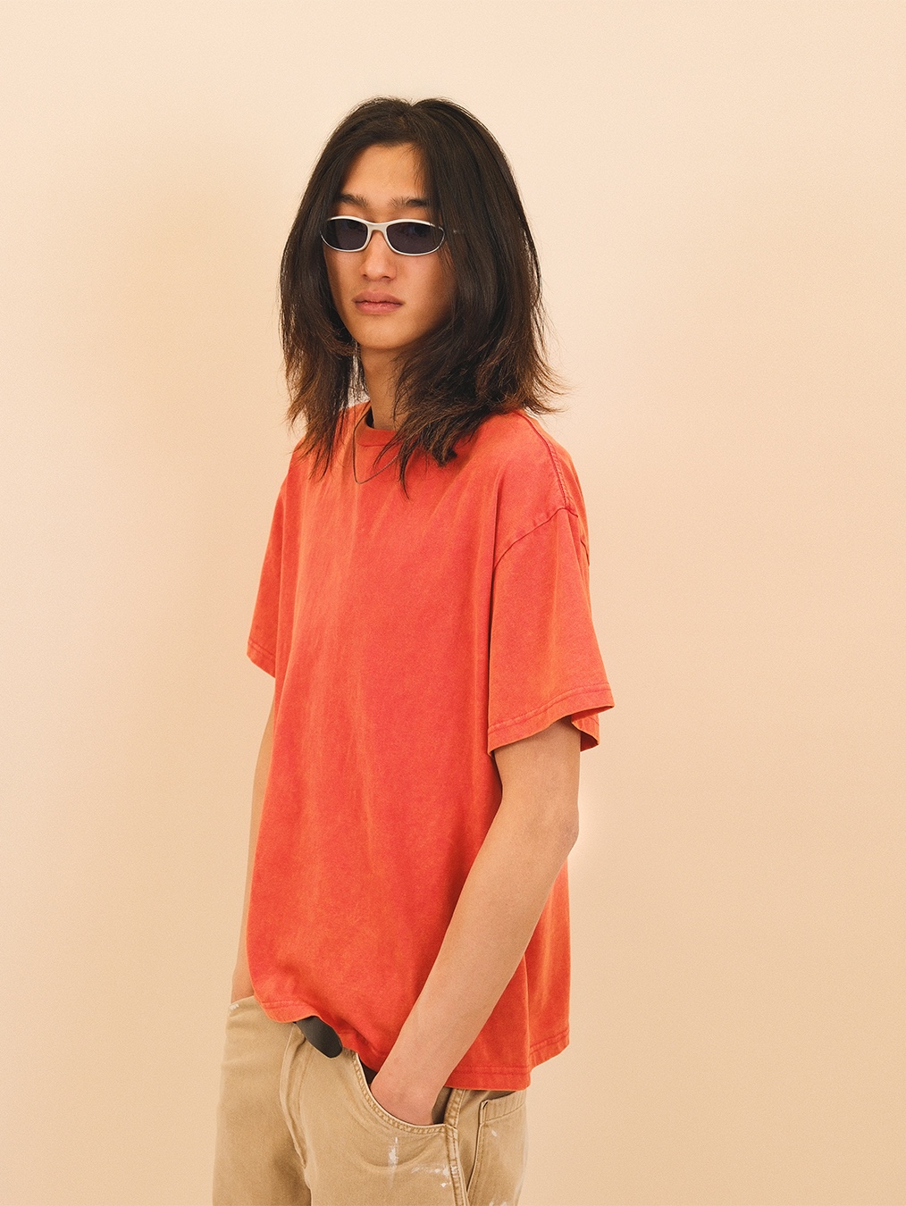 POSR Flecked Pants 착용 스타일