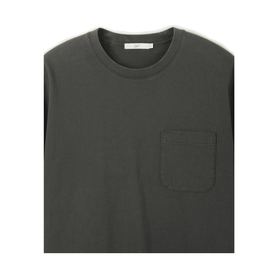 24/7 시리즈 다이드 워싱 빈티지 티셔츠 차콜(24/7 series Dyed Washing Vintage T-Shirts Charcoal) - 3
