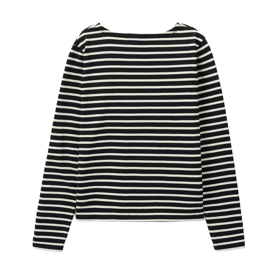 세터 우먼 본 보야지 보더 롱 슬리브 블랙(SATUR W Bon Voyage Border Long Sleeve - Black) - 2