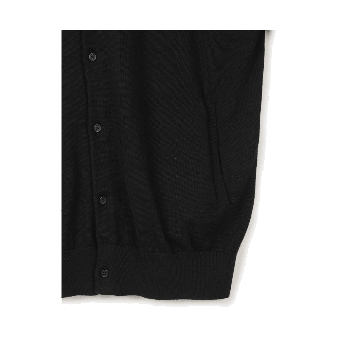 24/7 시리즈 하이게이지 라운드넥 가디건 블랙(24/7 series Highgauge Round Neck Cardigan Black) - 5