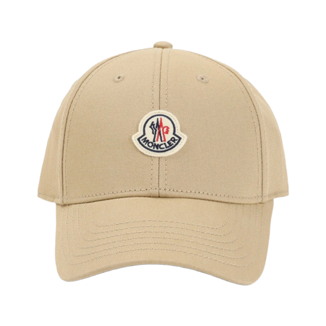 (W) 몽클레르 코튼 개버딘 베이스볼 캡 베이지 - 26SS((W) Moncler Cotton Gabardine Baseball Cap Beige - 26SS)